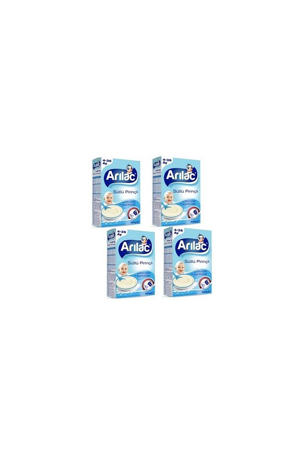 Sütlü Pirinçli Bebek Ve Çocuk Ek Gıdası 4 Adet X 200 gr - 1