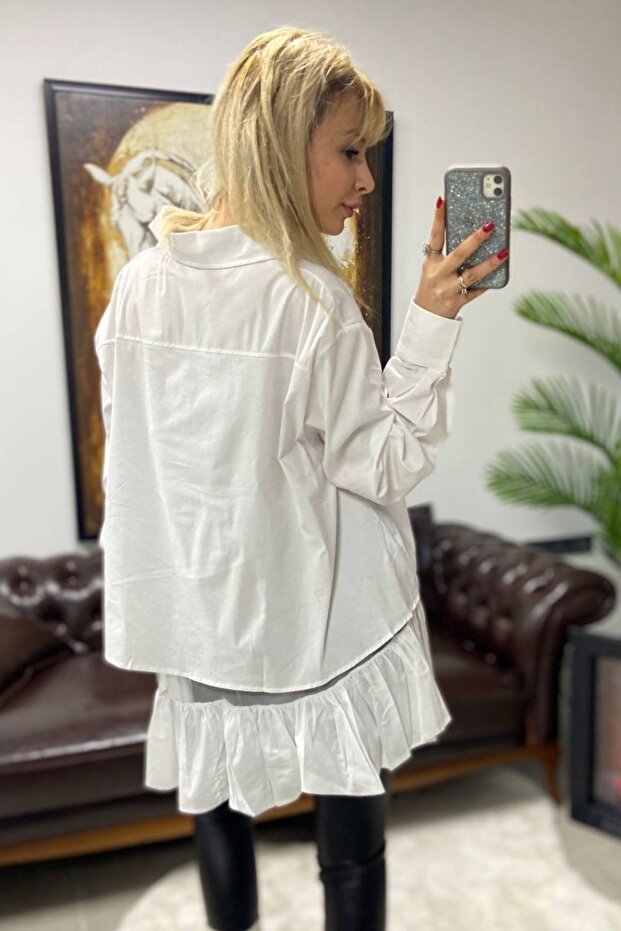 Büzgü Detay Gömlek - 2