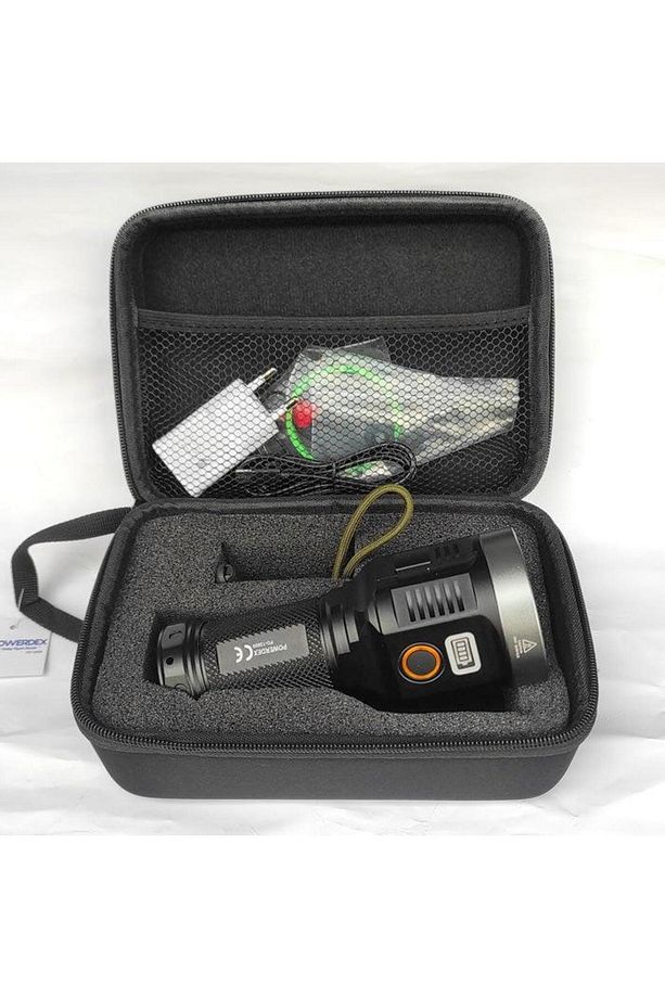 Pd-12000 Profesyonel Şarjlı Avcı El Feneri 40w 4000 Lümen - 5