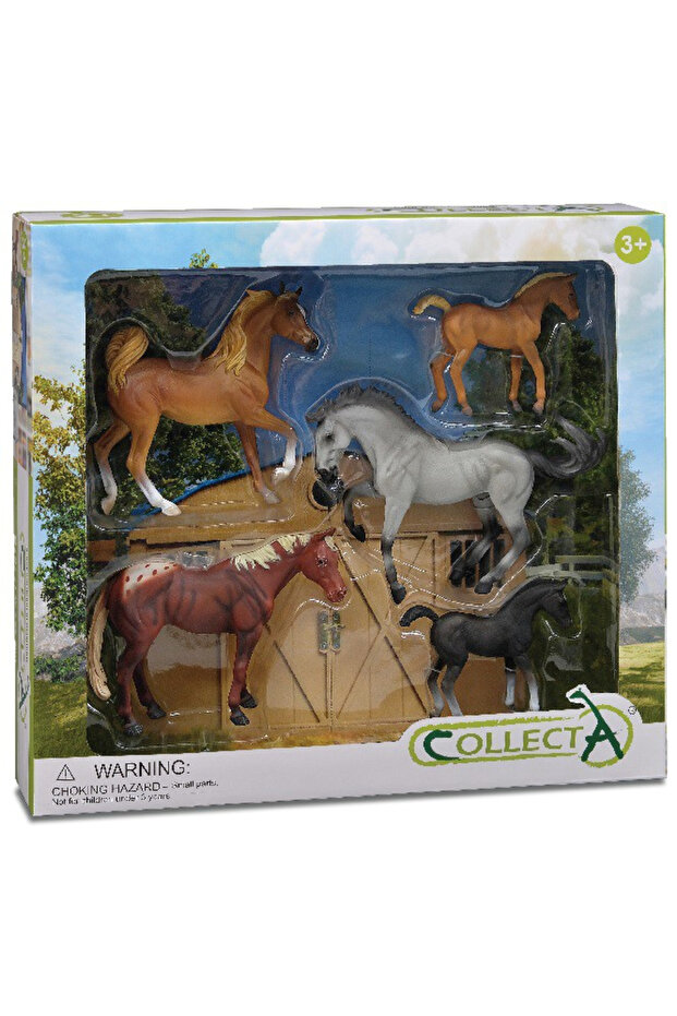 Σετ 5 ειδωλίων αλόγων - - 1