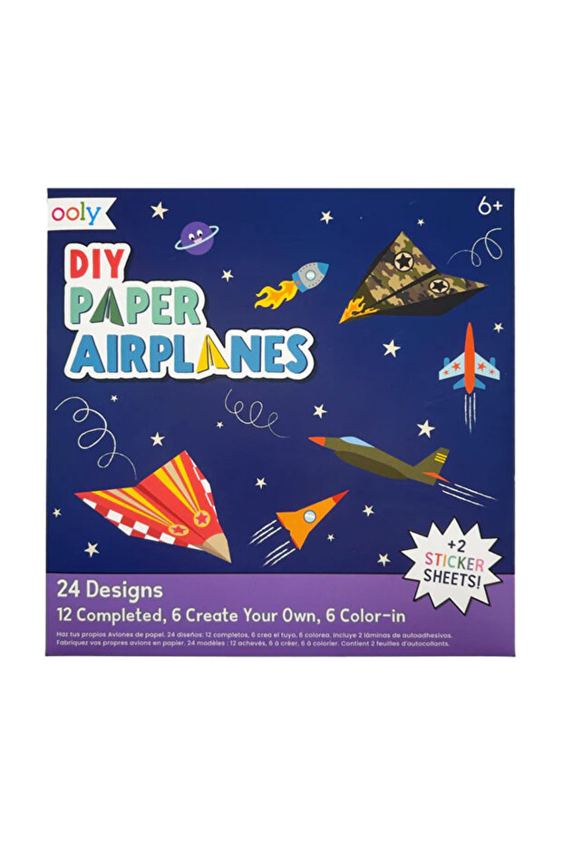 Paper airplanes - 24 models, creative DIY set - 1