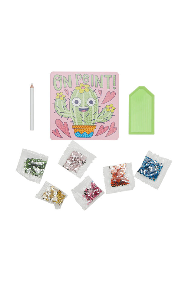 Mini Atelier creativ DIY cu diamante - Cheery Cactus - 2