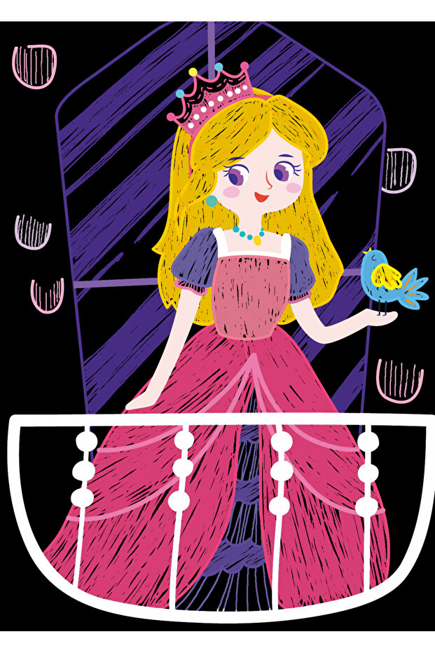 Mini set de razuit - Printesa - 3