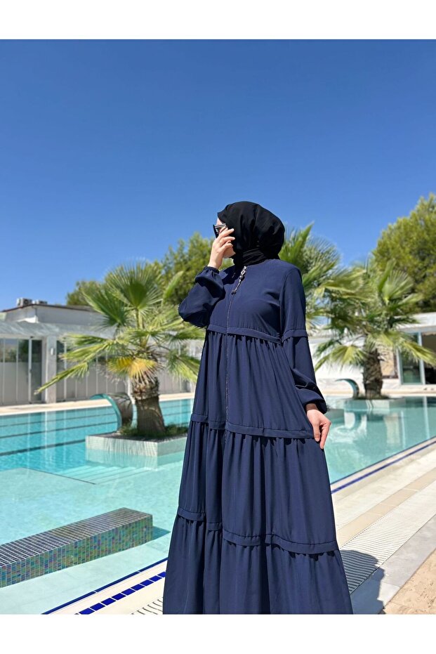 عباية غجرية مكشكشة ثلاثية الطبقات - 2