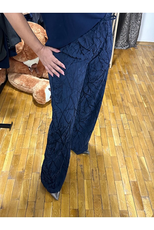 Varak desenli pantolon - 5