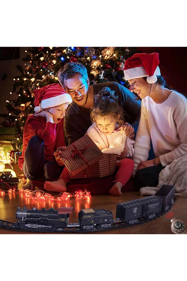 Yeni Estevia Urny Classic Steam Kumandalı 2,4 Ghz Pilli Tren Seti 30 Parça 1613G Company - 3