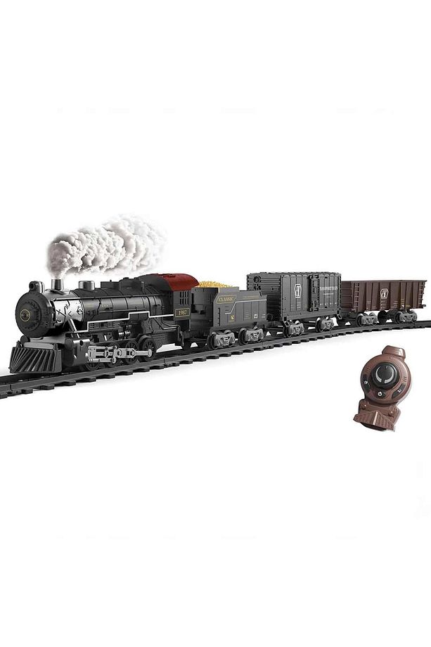 Yeni Estevia Urny Classic Steam Kumandalı 2,4 Ghz Pilli Tren Seti 30 Parça 1613G Company - 2