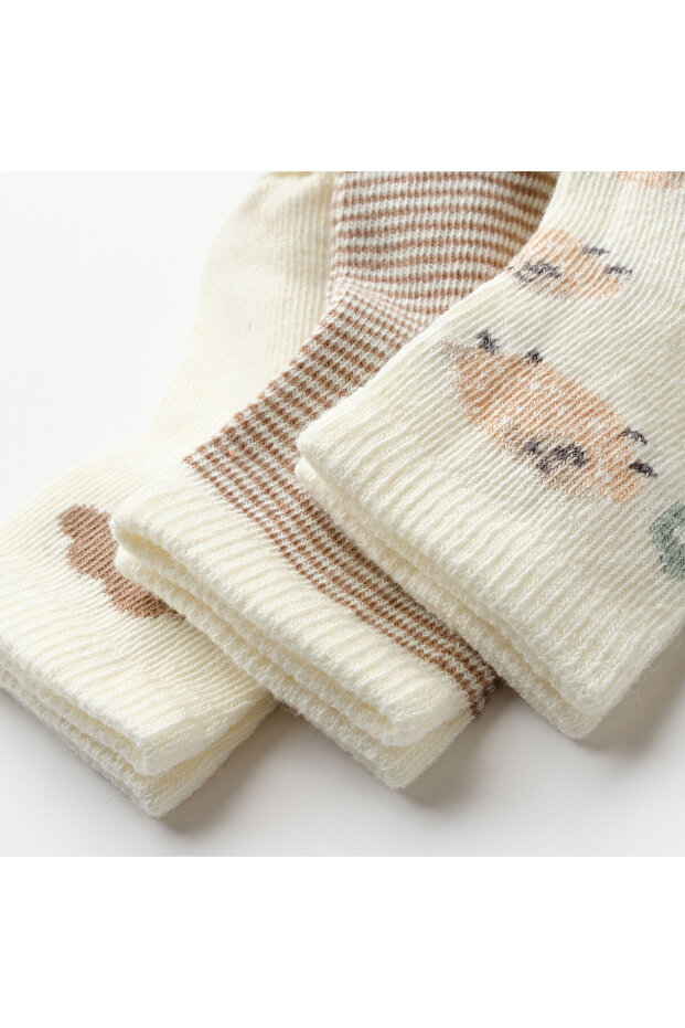 Fluffy Sheep 3'lü Çorap Seti - 2