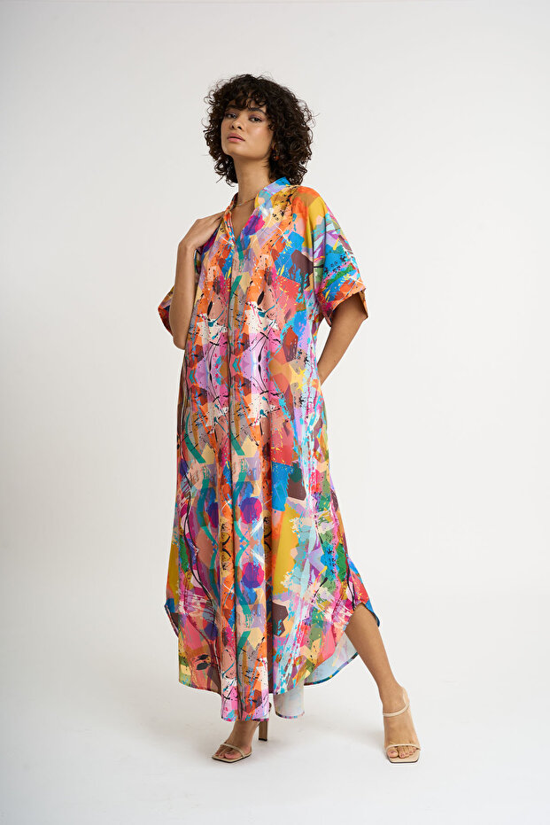Rochie de damă cu decolteu în V | 2061