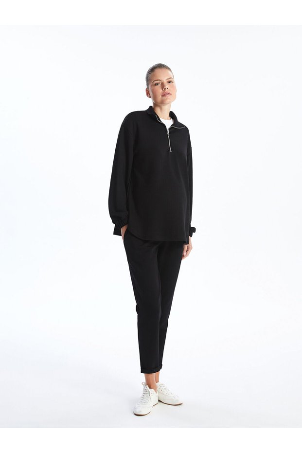Maternity Sweatpants with Elastic Waist and Abdominal Panel