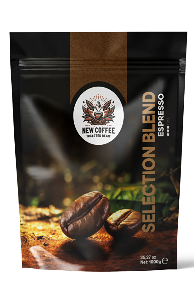 Selection Blend 1000 Gr Strong, Ready-To-Drink, Fully Automatic Machine Compatible Espresso Whole Bean Coffee