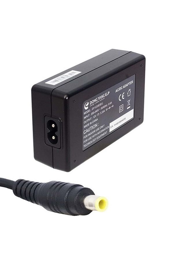 Dong Yang 12 Volt 3.33 Amper Plastik Kasa Masaüstü Adaptör 5.5*3.0 Iğneli Uç Kutusuz - 3