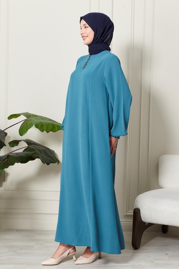 Hijab Clothing Mother's Dress Prayer Dress Aerobin Long Dress V Roba Fish Dress Large Size