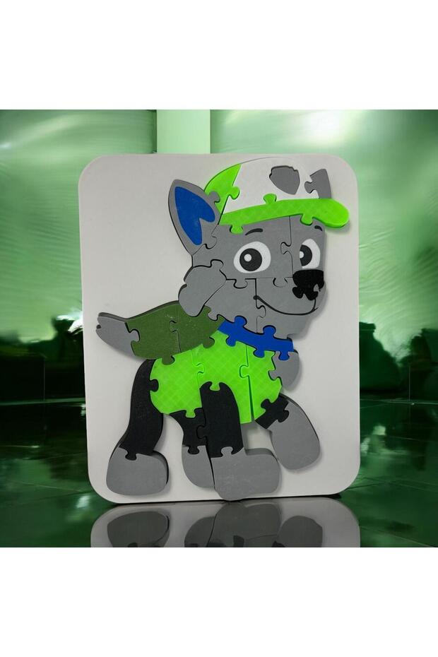Paw Patrol Rocky Themed Organic Plastic Puzzle - 27 Pieces