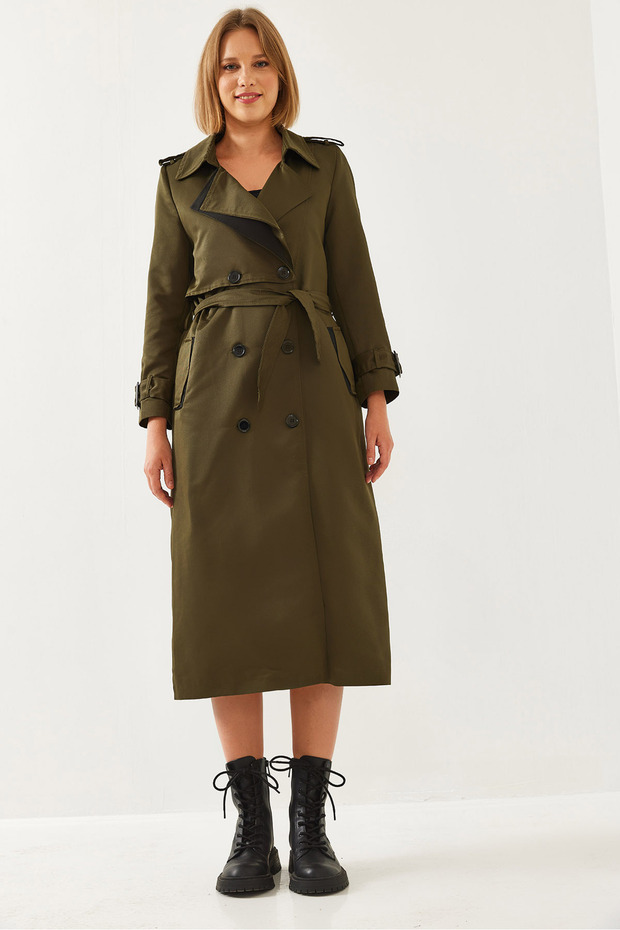 Damski płaszcz typu trencz Garni Windbreaker Detail Clamshell 2488 60261003 - 3