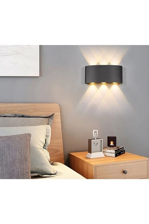 8011 10w Led Aplik Aydınlatma Çift Taraflı Led Dekoratif Duvar Aplik Suya Ve Toza Karşı Dayanıklı - 5