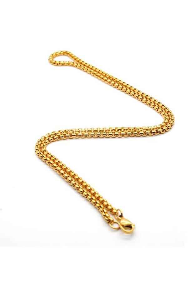 Lover Gift Fine Design Antique Gold Color Men's Necklace Chain / 70cm