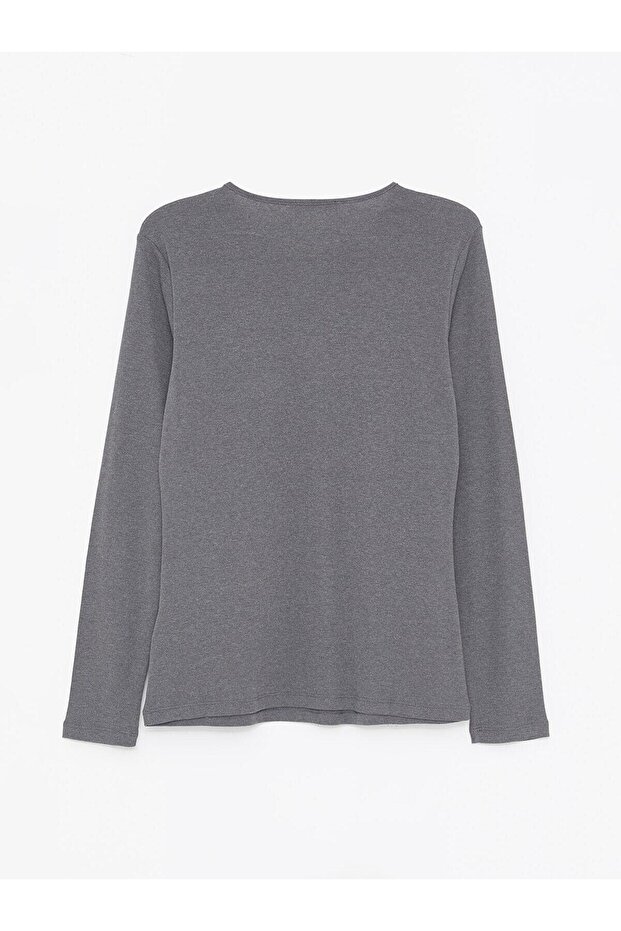 Body de damă LCWAIKIKI Basic Crew Deck Solid cu mânecă lungă - 6