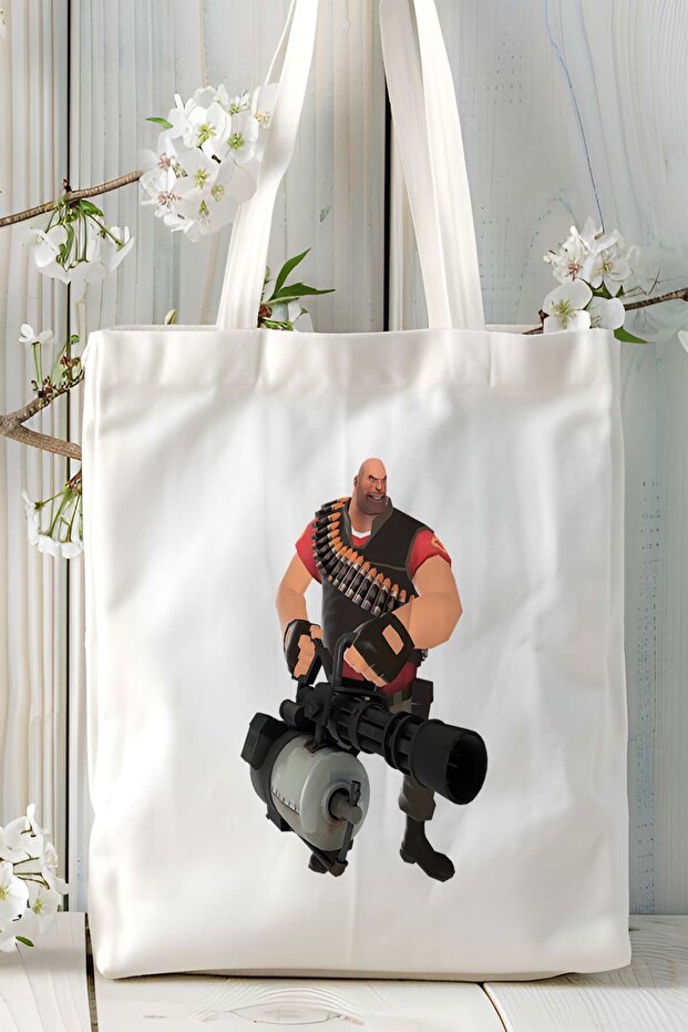 Team Fortress Game Printed Cloth Bag Shoulder Bag Model 1
