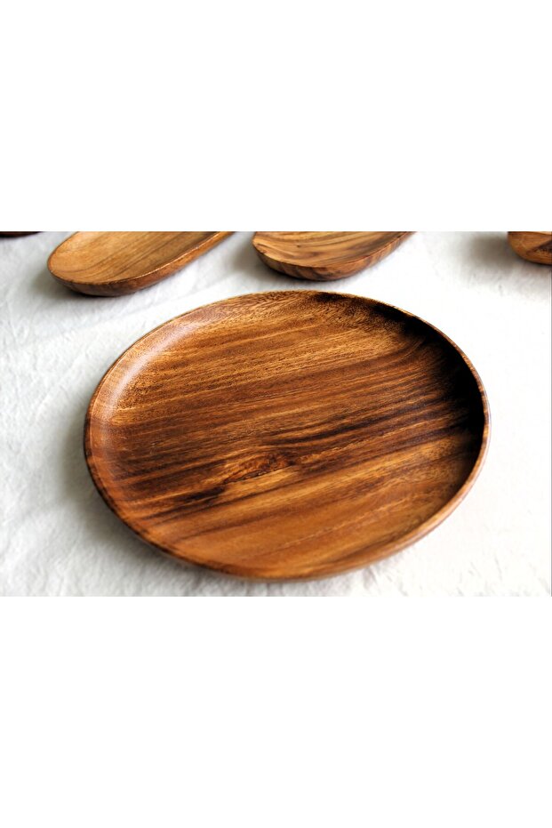 Acacia Solid Wood Oval Presentation Plate