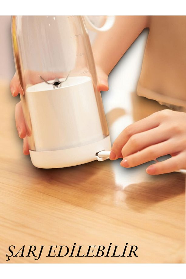 Buz Kırma Özelliği ile Şarjlı Yıkanabilir Kişisel Blender - 3
