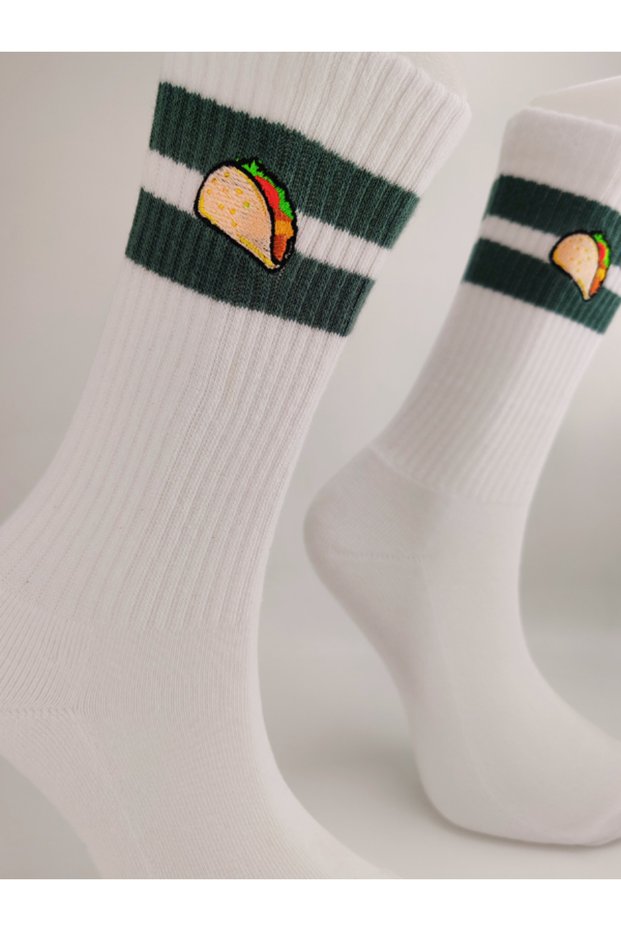 Imported Special Series Unisex Taco Colorful Colorful Patterned Socks