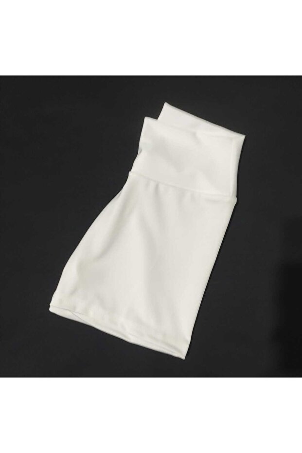 Kadın Beyaz Mini Şort - 2