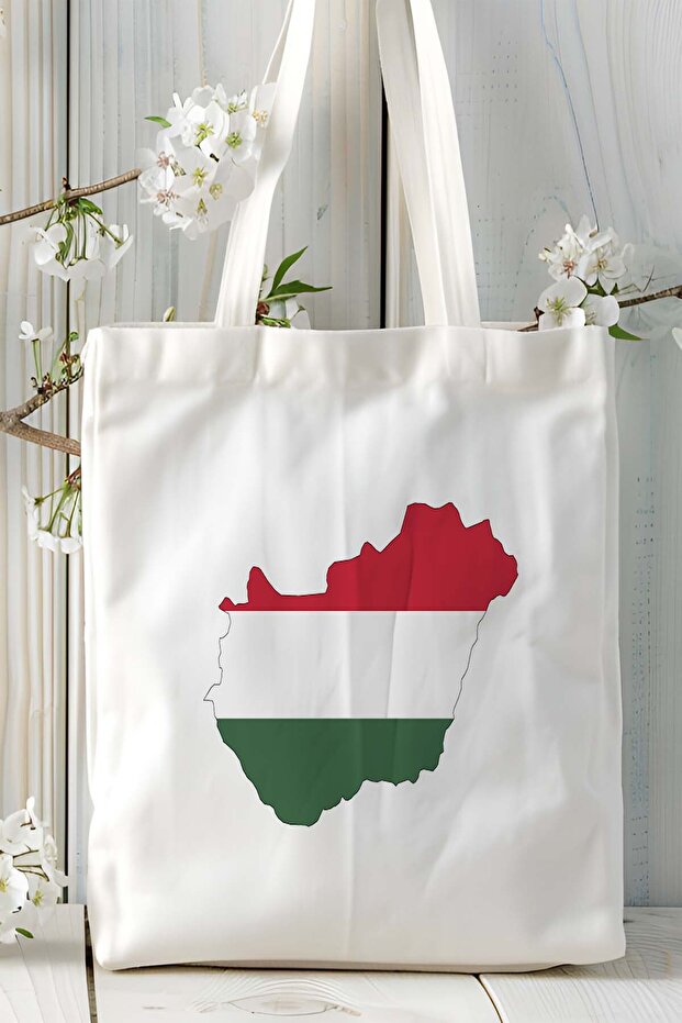 Hungary Hungary Flag Printed Cloth Bag Shoulder Bag Model