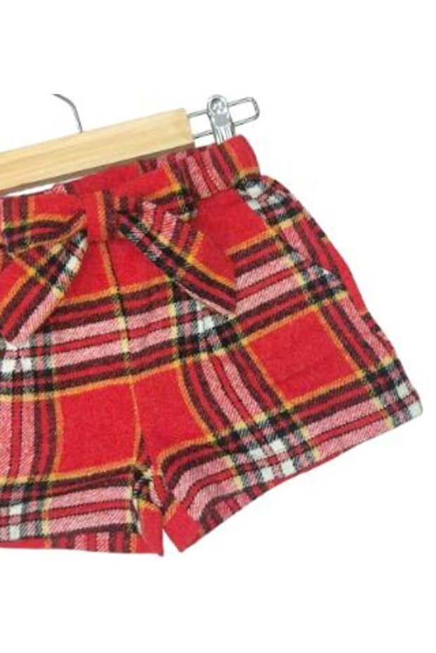 Devojčice Karirano Tkano kratke hlače - 5