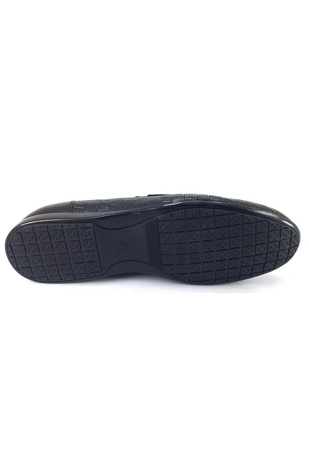 2919 Erkek Kauçuk Taban Loafer Ayakkabı - 4