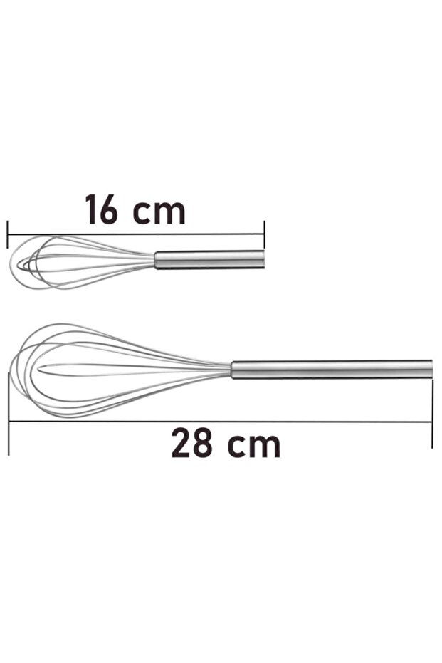 Çelik Pabjuda Paslanmaz Çelik 2'li Çırpıcı Set 2 Parça - 2
