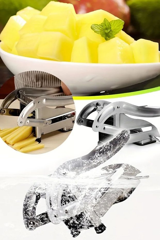 Stainless Steel Fruit Vegetable Slicer Portable Design Kitchen Helper Slicer Potato