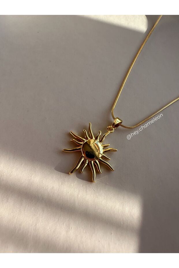 Güneş Çelik Kolye - 2