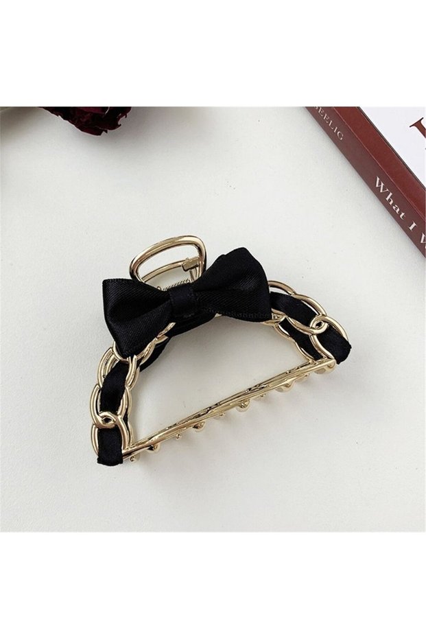 So-much Women's Special Series Ribbon Latch Buckle Black 8 Cm.-6