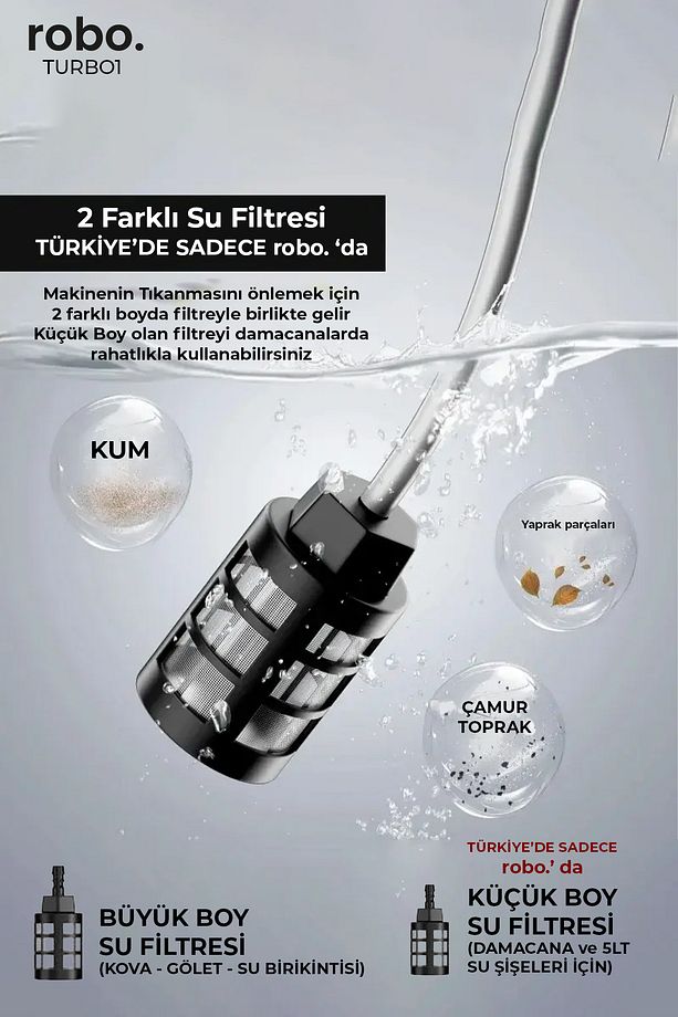Turbo 1  Şarjlı  70 Bar Yüksek Basınçlı  Oto Yıkama Makinesi  Ve Sulama Tabancası - 6