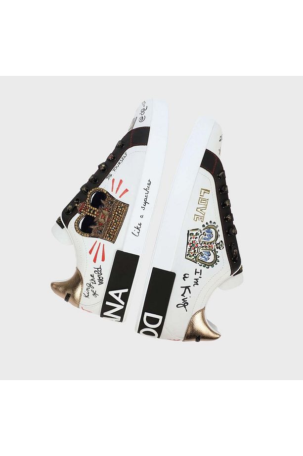 Scritte Fdo. Bianco Hakiki Deri Erkek Sneaker  CS1570 AZ268 HWF57 - 5