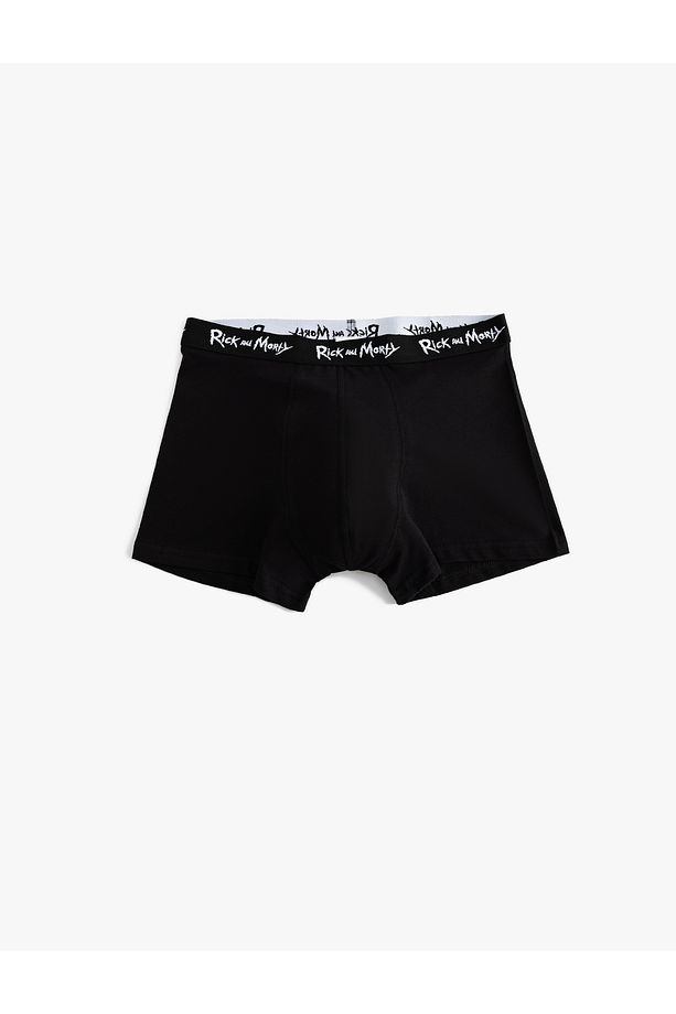Pamuklu Lisanslı Rick and Morty 3'lü Boxer Seti - 3