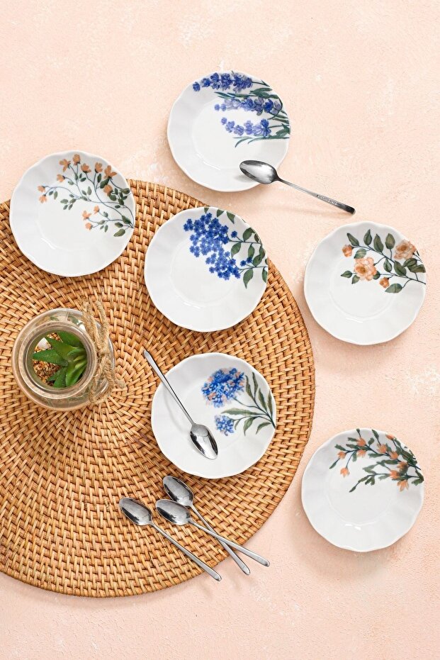 Flower Garden 6-Piece Tea Plate 11 cm