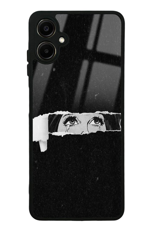 Samsung A06 Glossy Phone Case with Eyes Design
