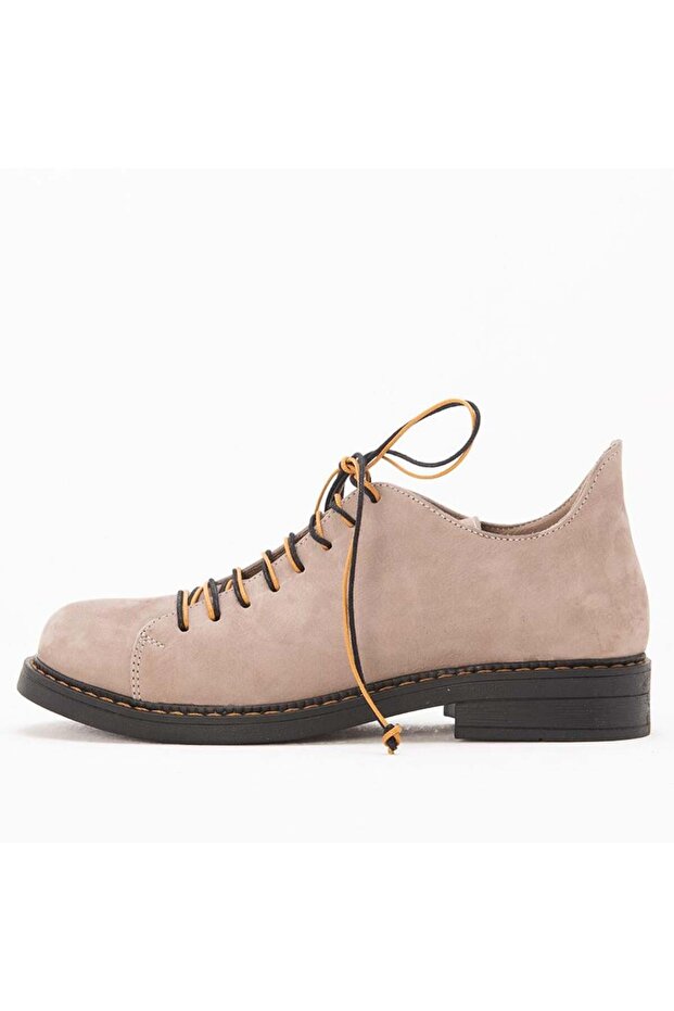 Viola Women's Khaki Nubuck Leather Shoes 730