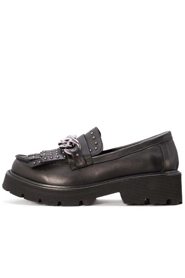 Gelbero Women's Genuine Leather Loafer Shoes 5680