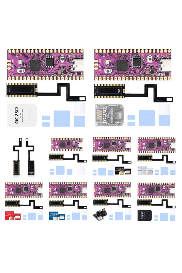 Ngc for raspberry pi pico picoboot fpc flex cable and gc2sd/sd2sp2 fpc flex ribbon cable... - 8