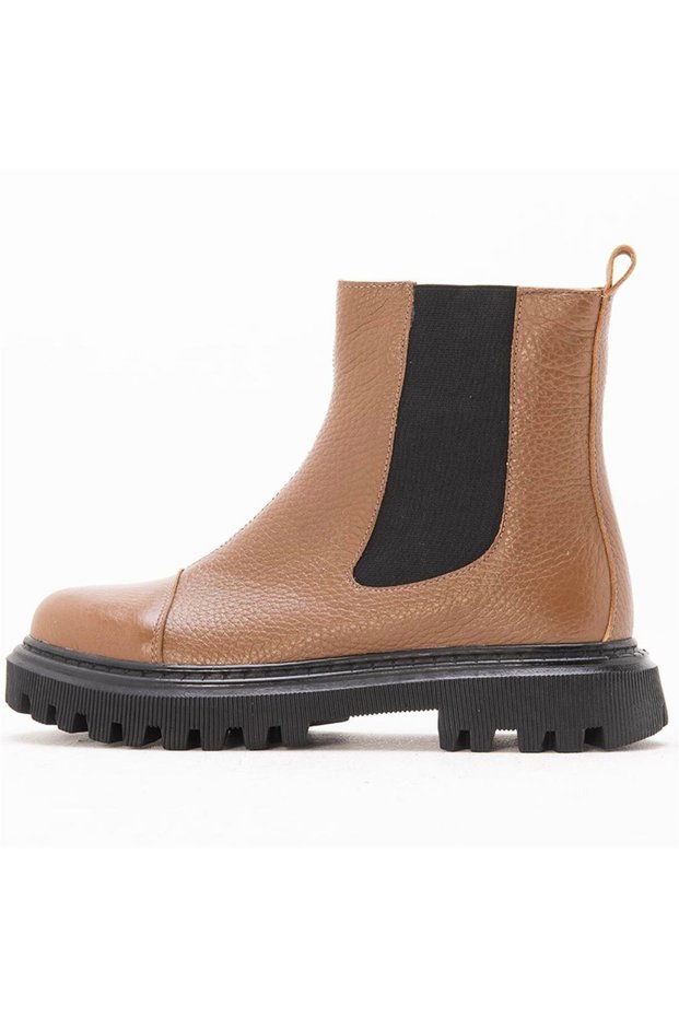 Irene Women's Khaki Leather Boots 2025