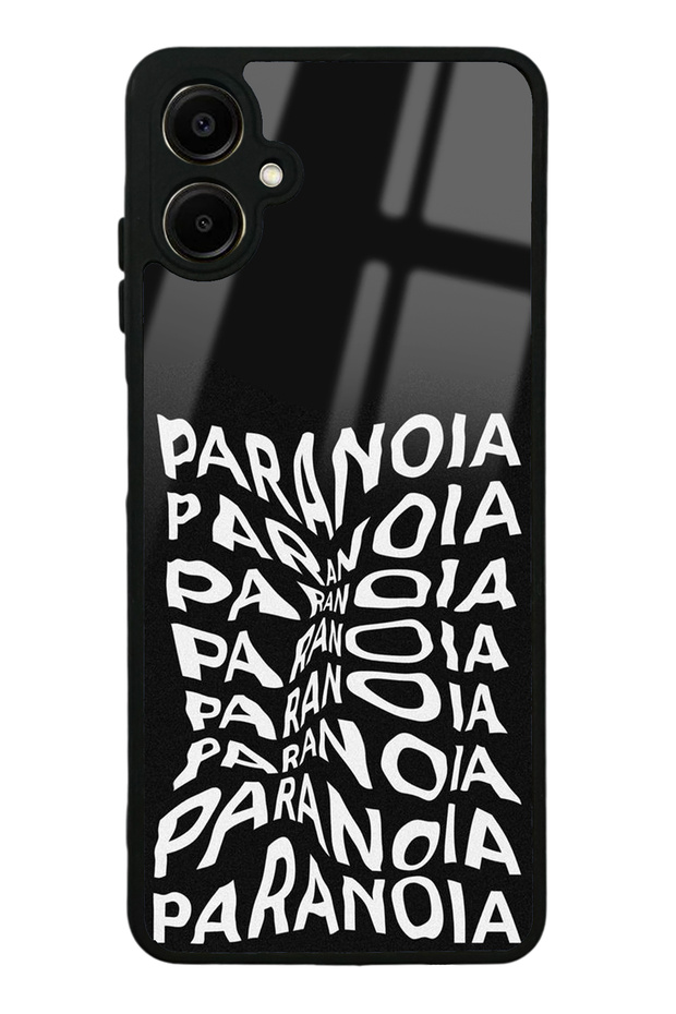 Samsung A06 Glossy Phone Case with Paranoia Design