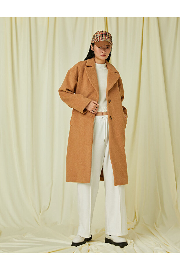 Double Buttoned Cashmere Coat - 2