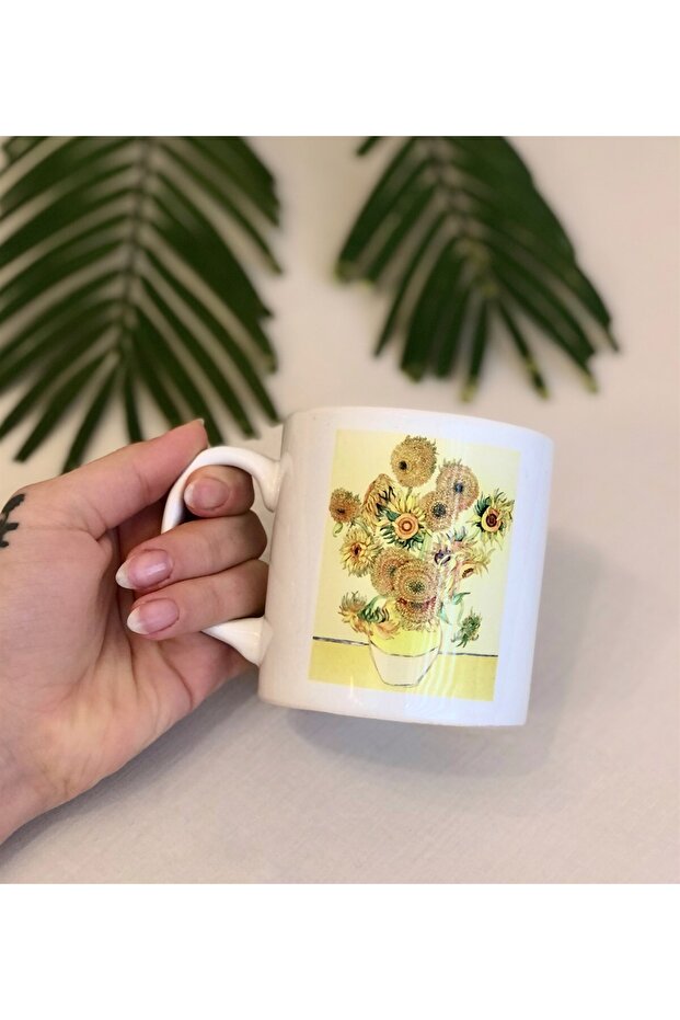 Mug with Sunflower Design - 2