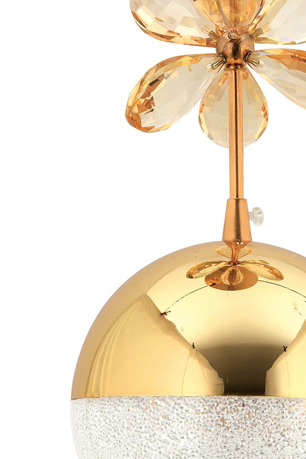 Kelebek Tekli Gold 3 Renk Ledli Modern Led Avize - 2
