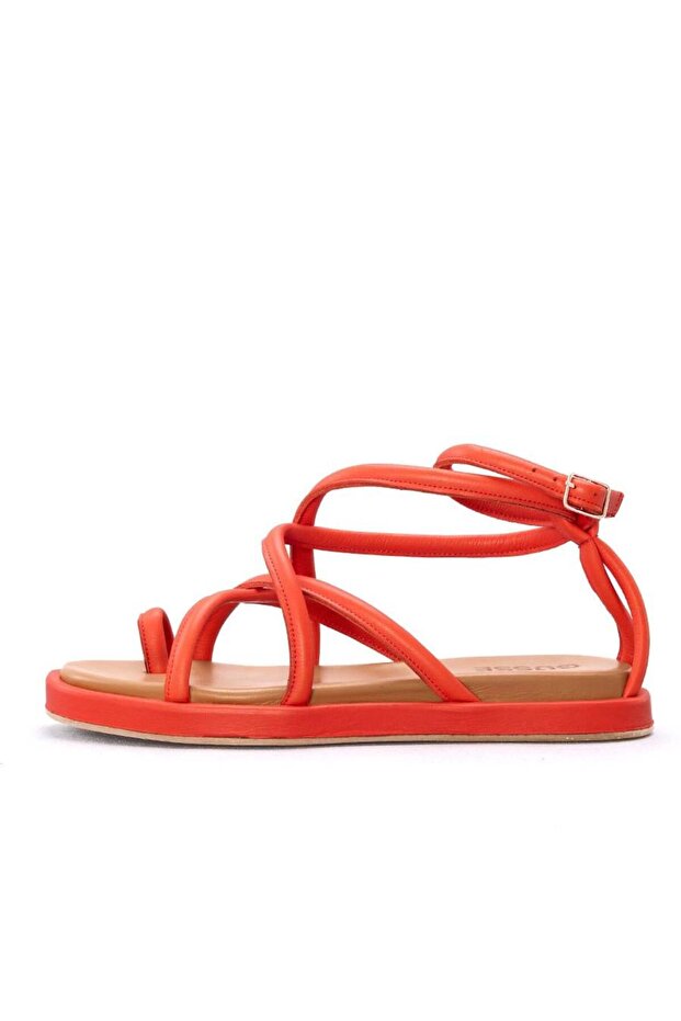Name Women's Genuine Leather Memory Foam Gladiator Sandals 231907
