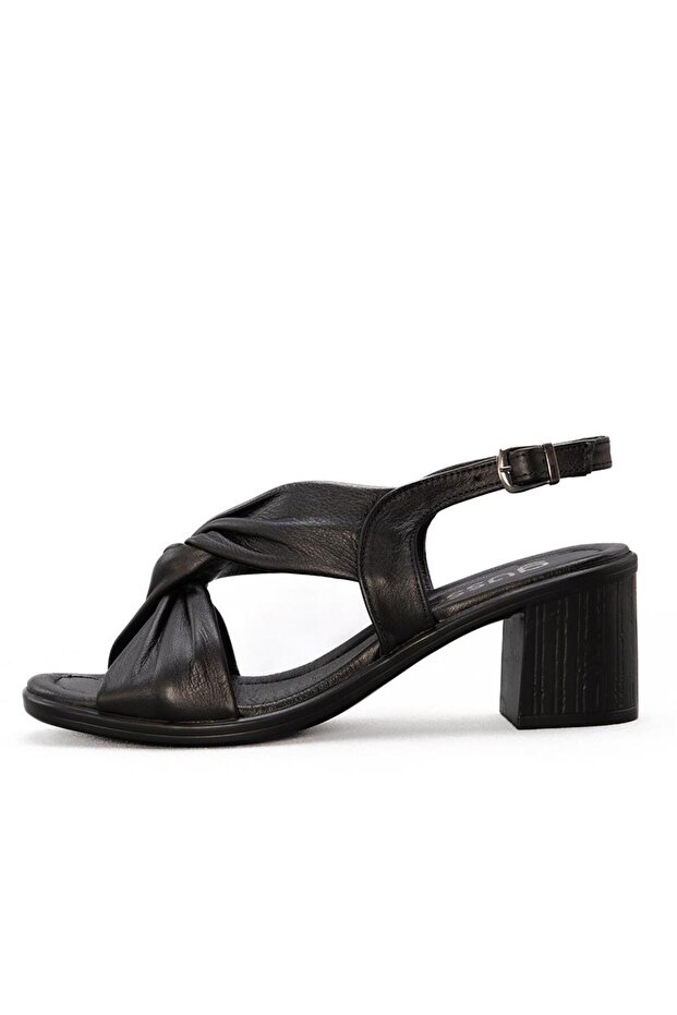 Diandra Women's Genuine Leather Heeled Sandals 2213