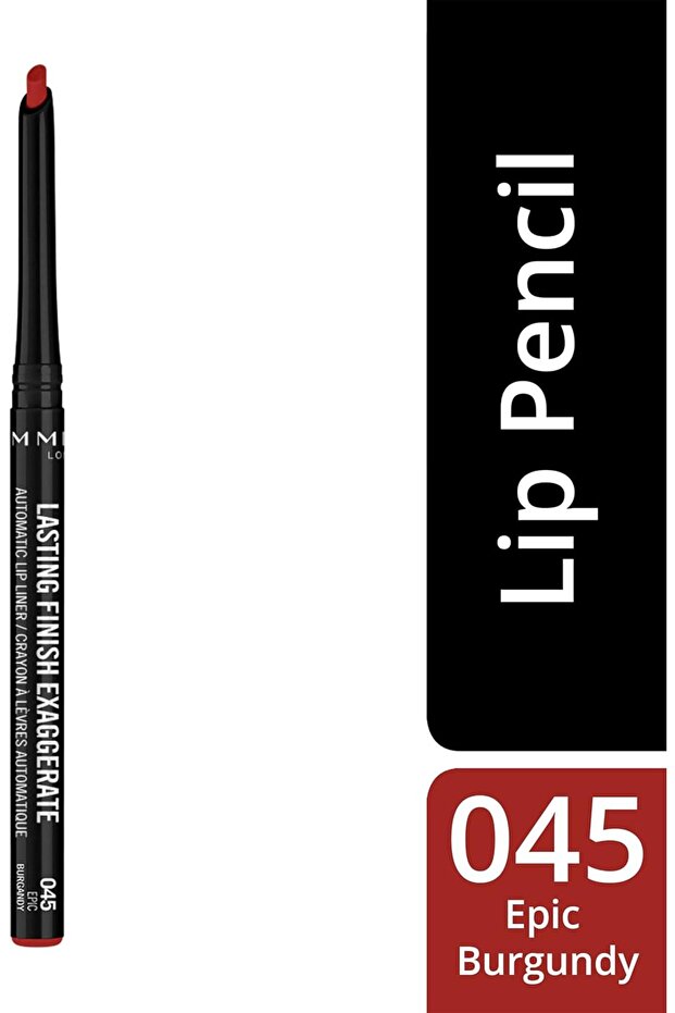 Lasting Finish Exaggerate Automatic Lip Liner - 45 - Epic Burgandy, 0.25g